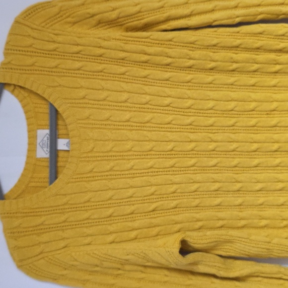 St. John's Bay Yellow Pullover Sweater. Size Large - Picture 2 of 8